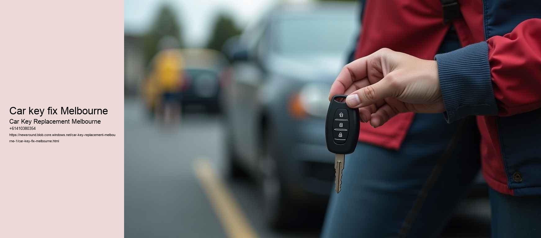 car key fix Melbourne
