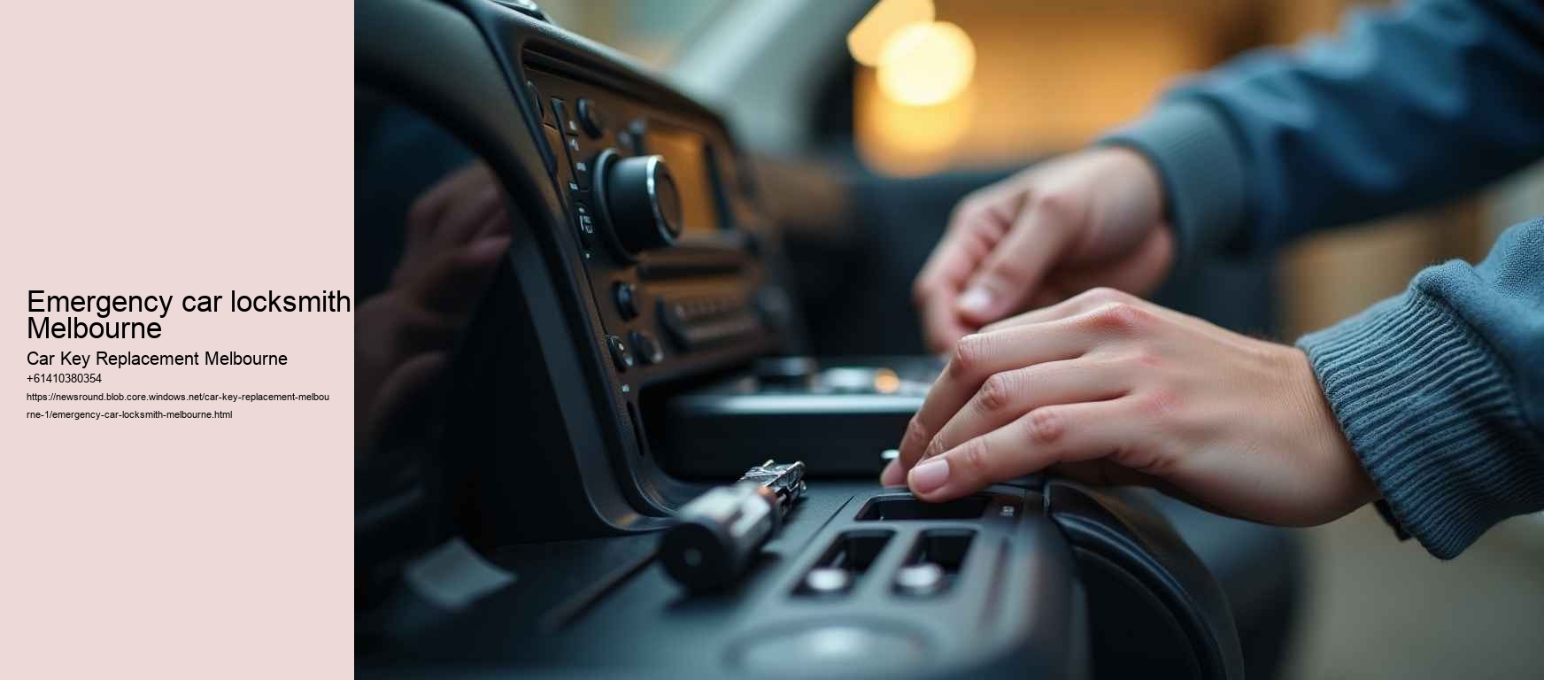 emergency car locksmith Melbourne