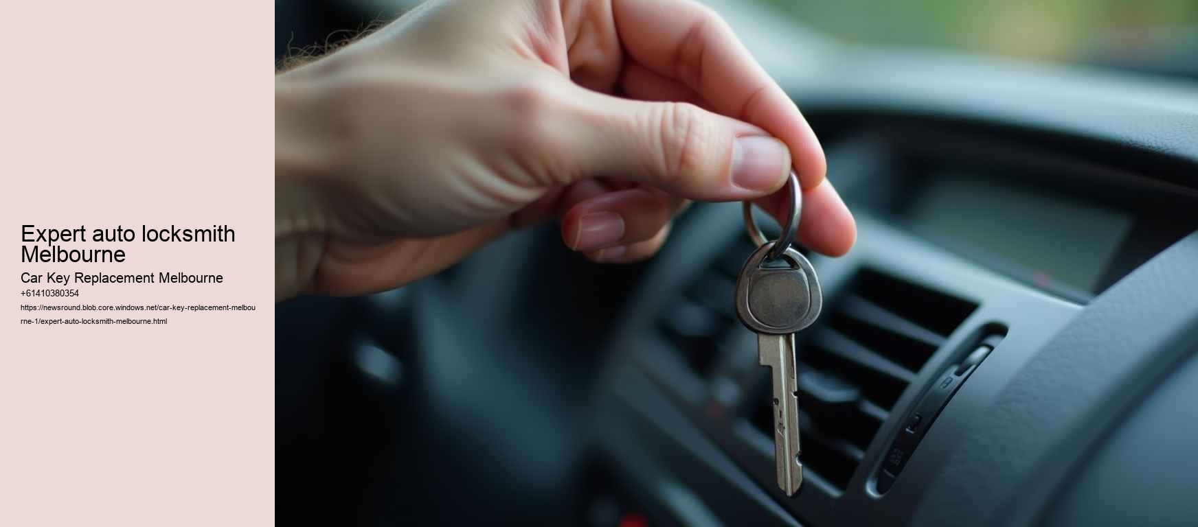 expert auto locksmith Melbourne