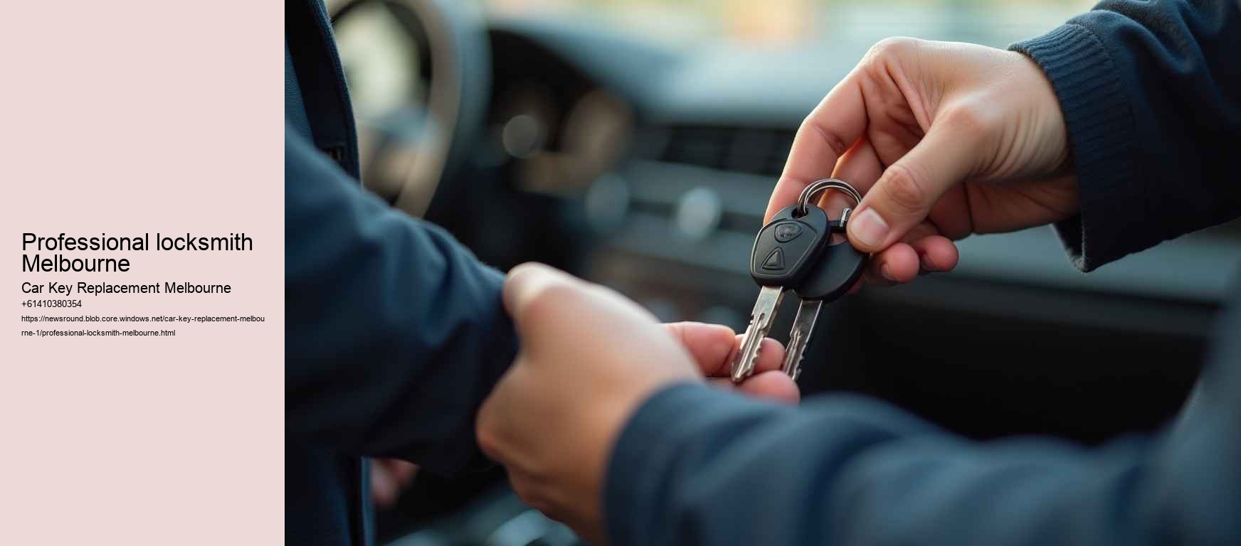 professional locksmith Melbourne