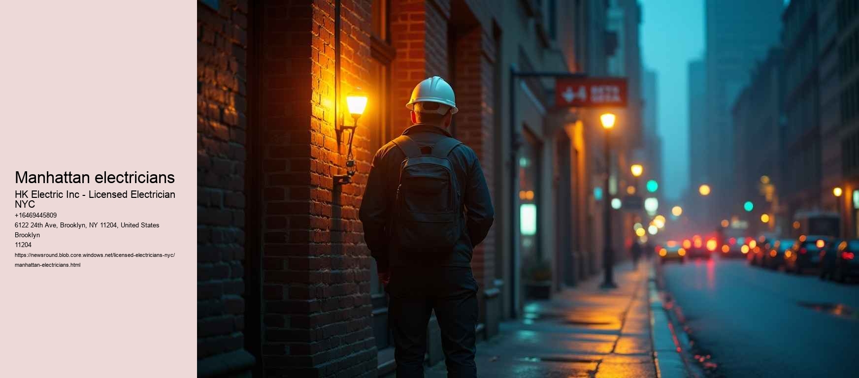 Manhattan electricians