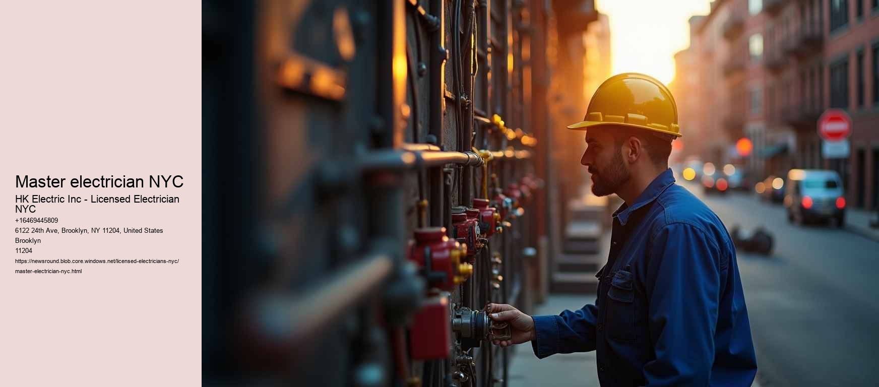 master electrician NYC