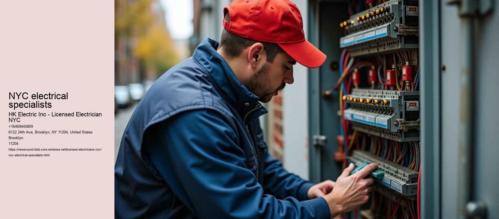 NYC electrical specialists