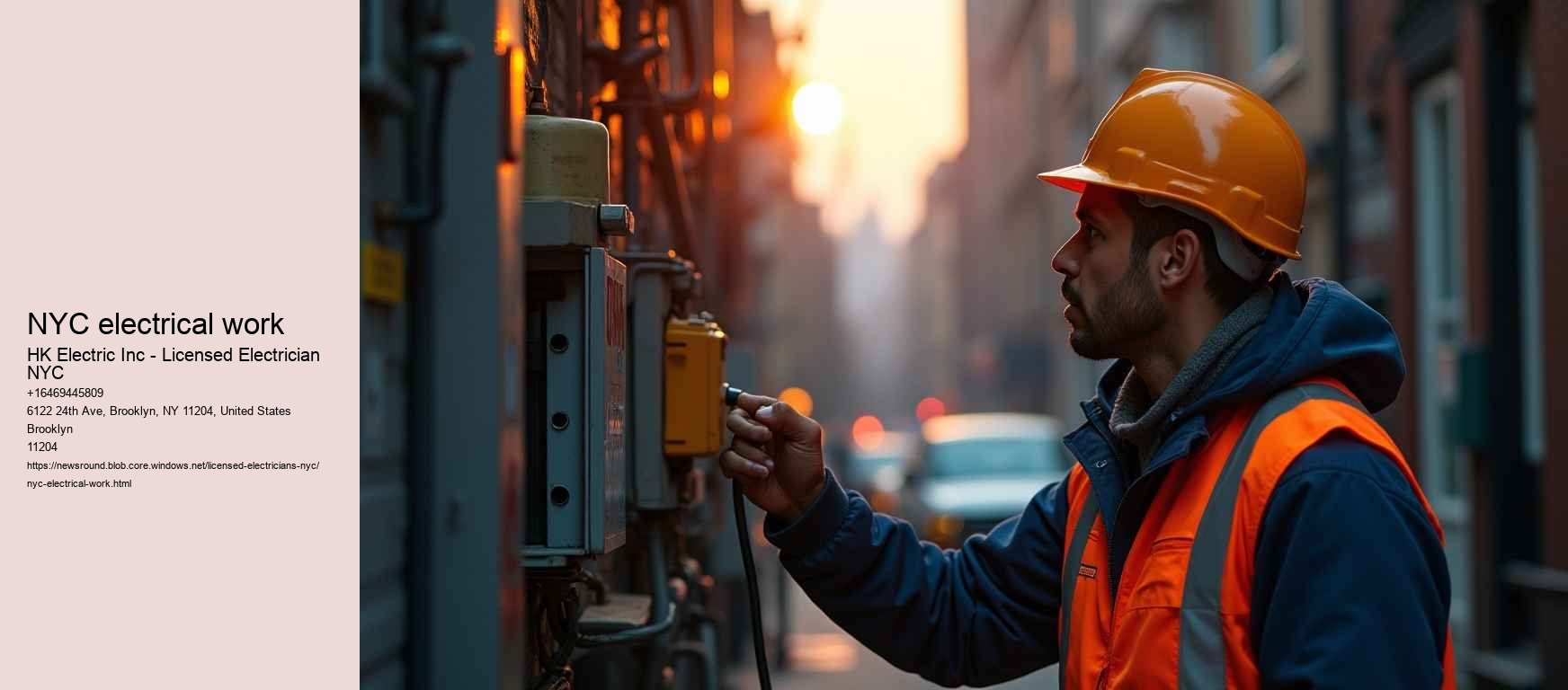 NYC electrical work