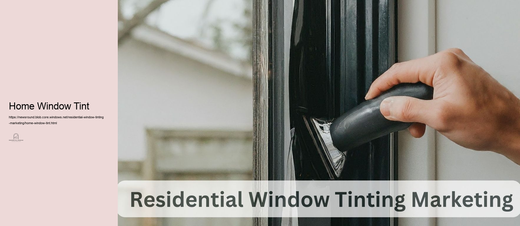 Home Window Tint