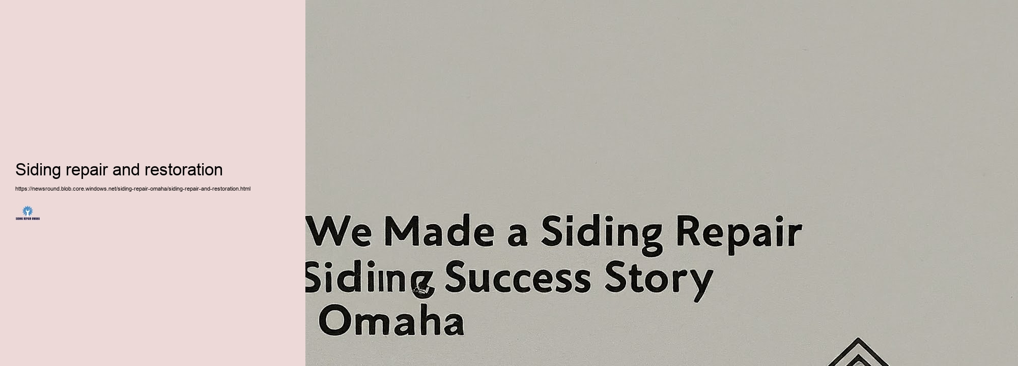 Consumer Success Stories: Siding Repairing in Omaha